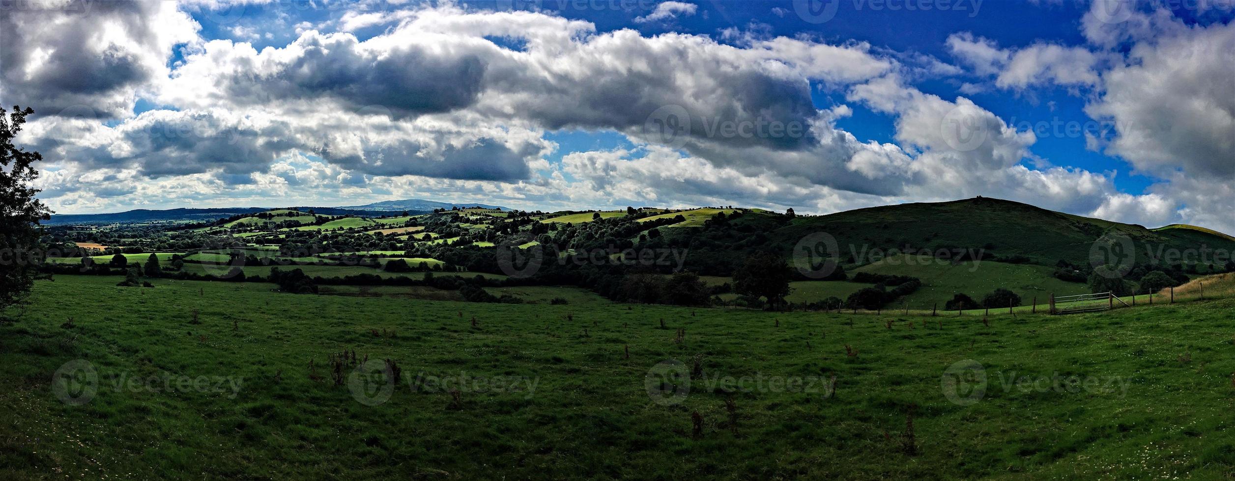 A view of the Caradoc hills in Shropshire photo