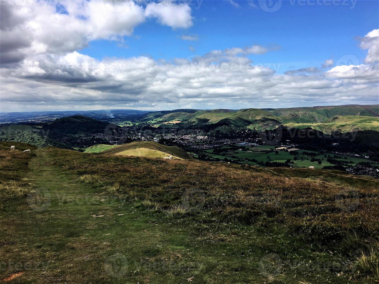 A view of the Caradoc hills in Shropshire photo