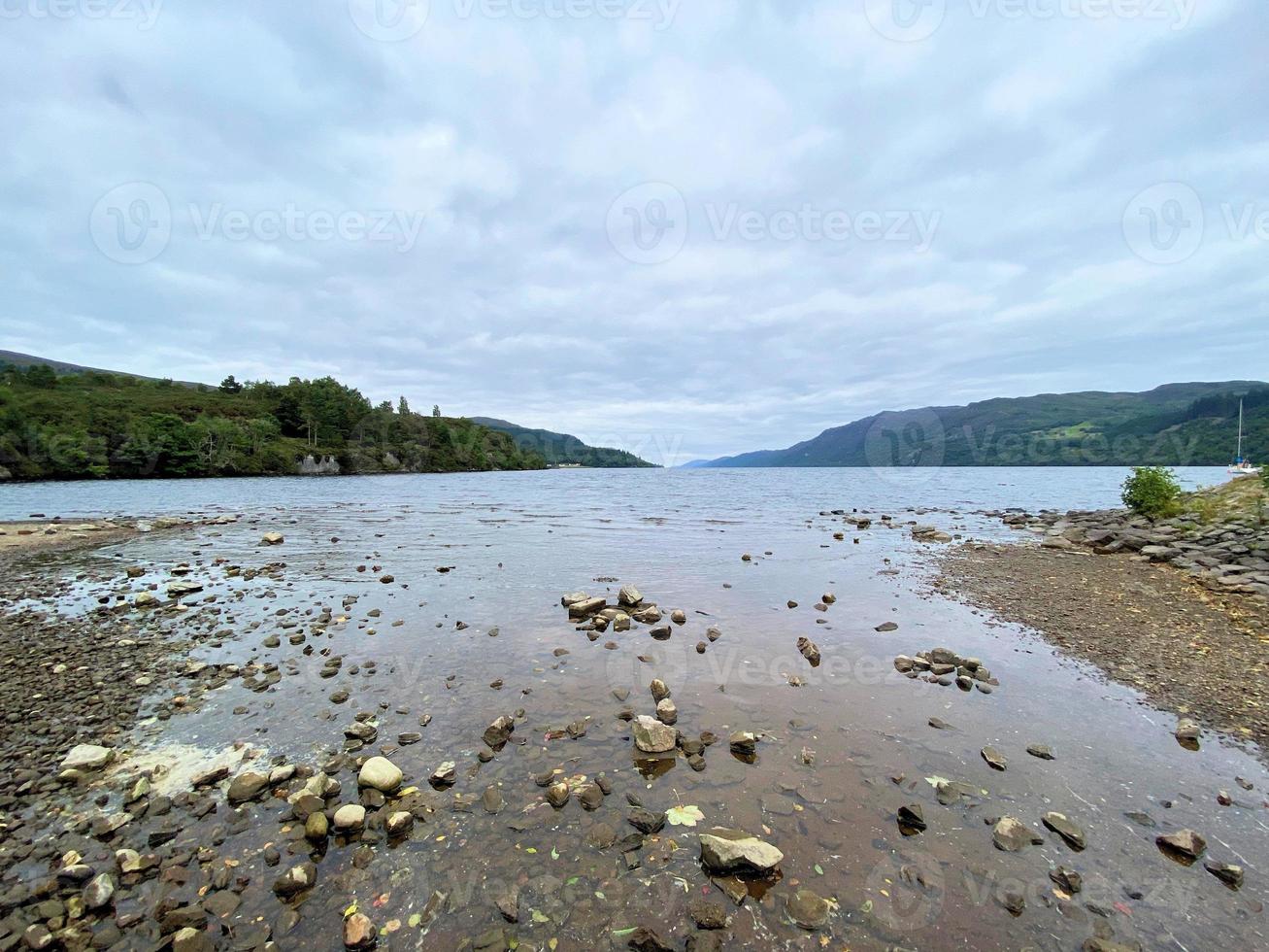 A view of Loch Ness in Scotland photo