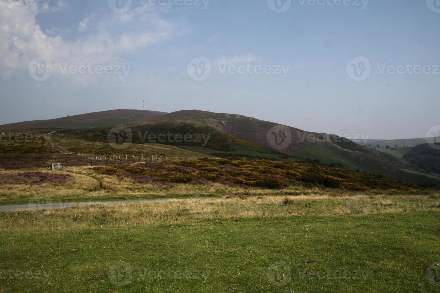 A view of the Welsh Countryside inear Llangollen at the Horseshoe Pass photo