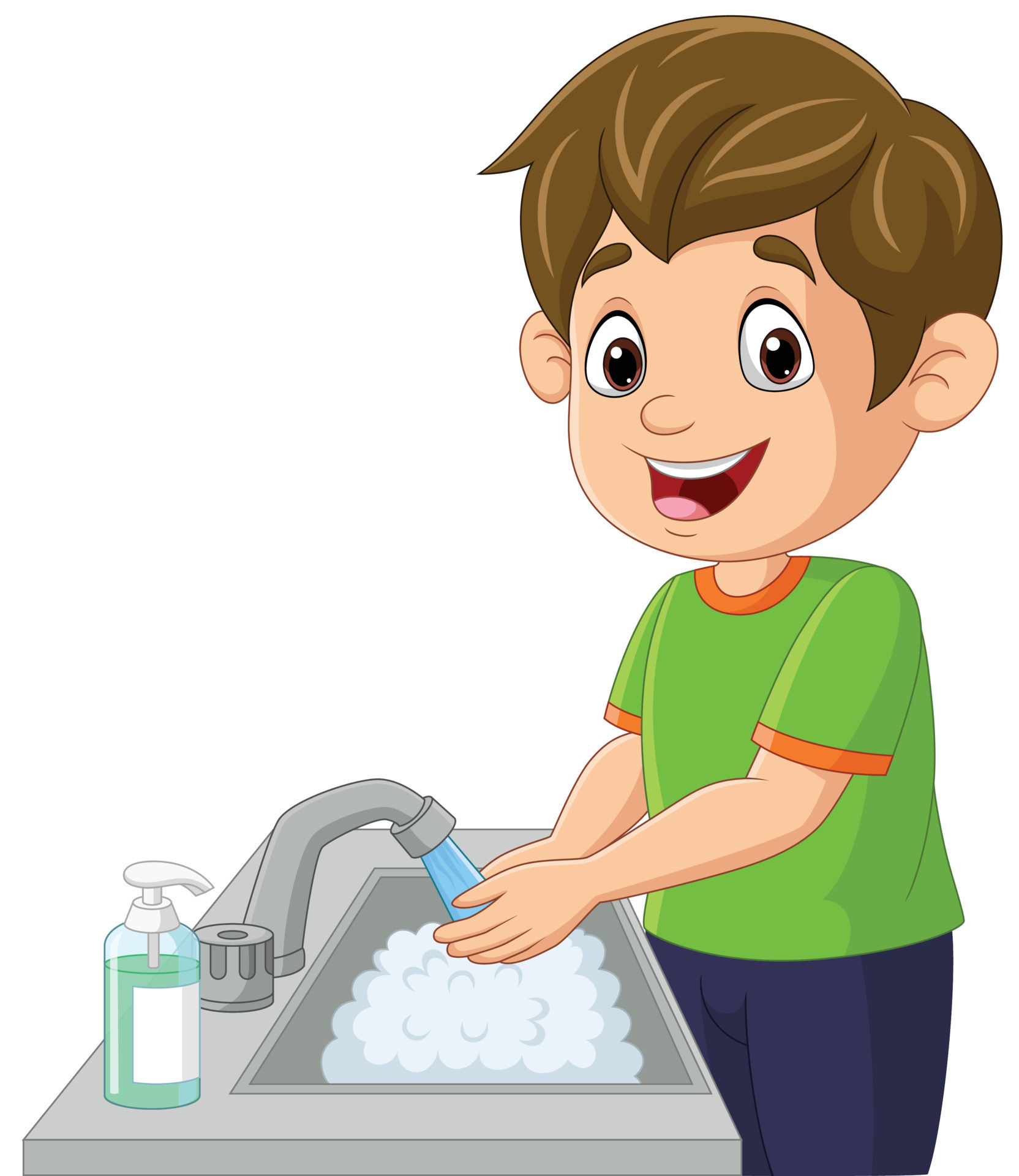 Cartoon Moyet Ruki. Wash hands cartoon. Character washing his hands. Seed Washes his hands. Boys washing