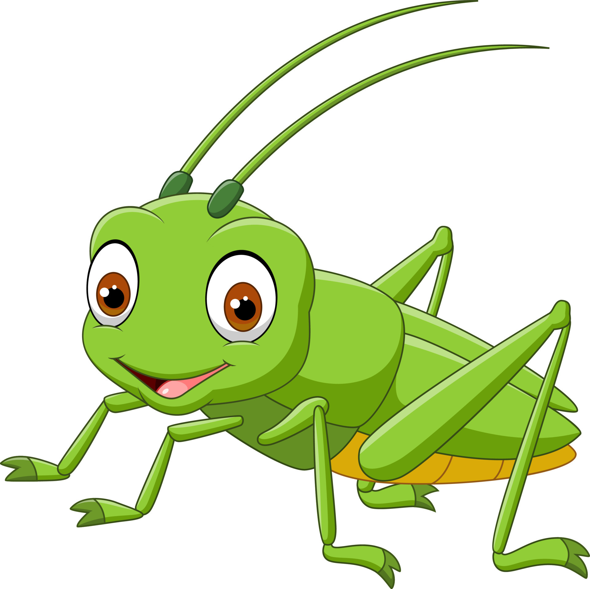 Grasshopper Cartoon Vector Art, Icons, and Graphics for Free Download