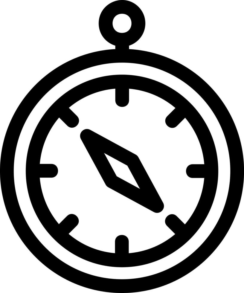 Compass Line Icon vector