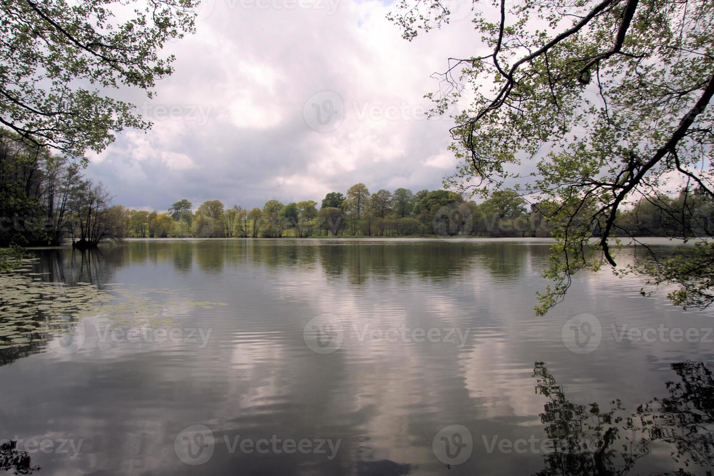 A view of the Mere at Hanmer in North Wales photo