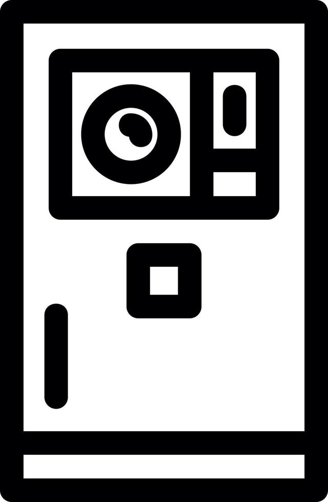 Smartphone Camera Line Icon vector