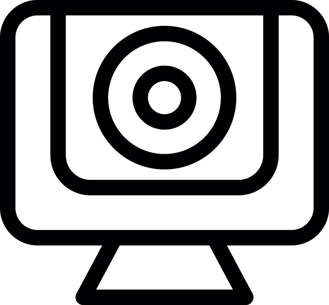 Webcam Line Icon vector