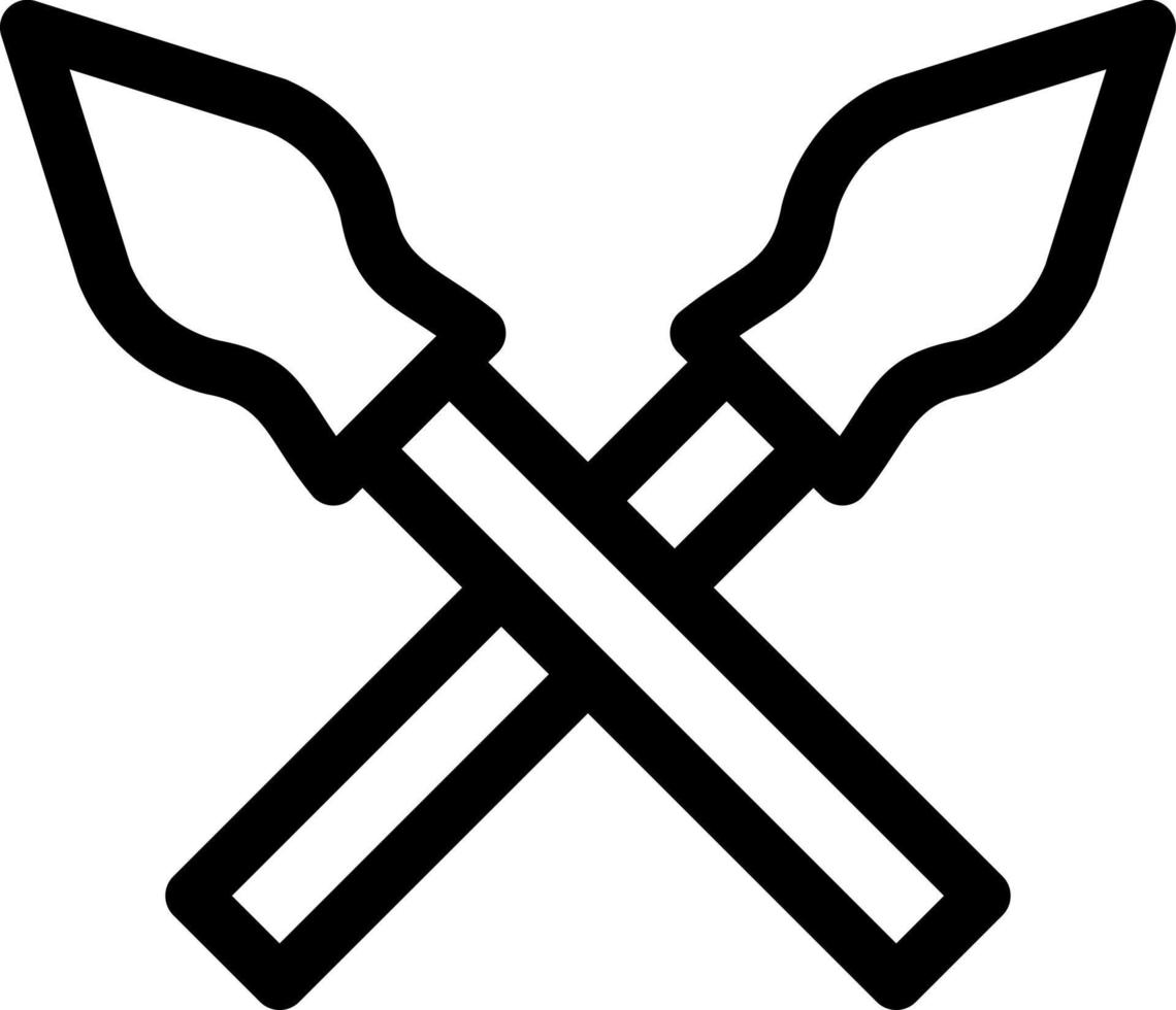 Javelin Line Icon vector