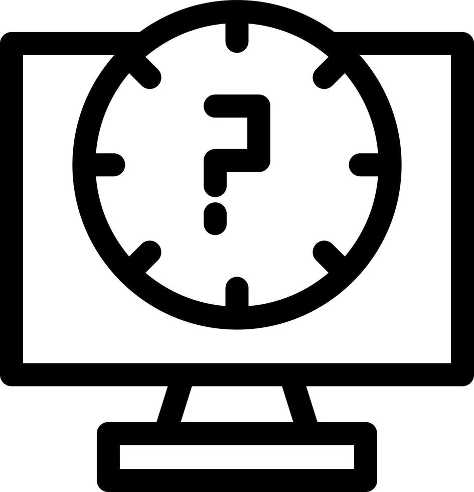 Lag Line Icon vector