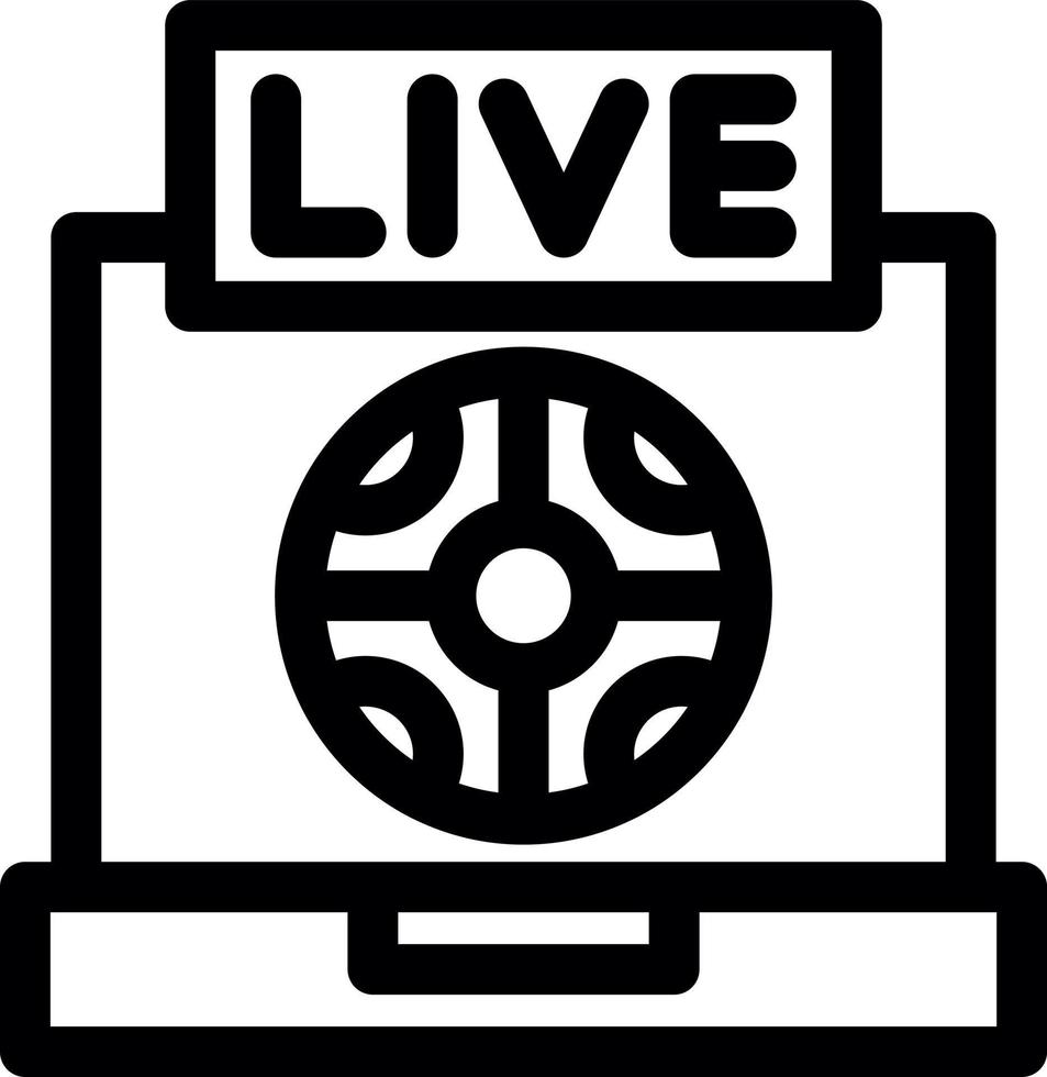 Online Gaming Line Icon 8735264 Vector Art at Vecteezy