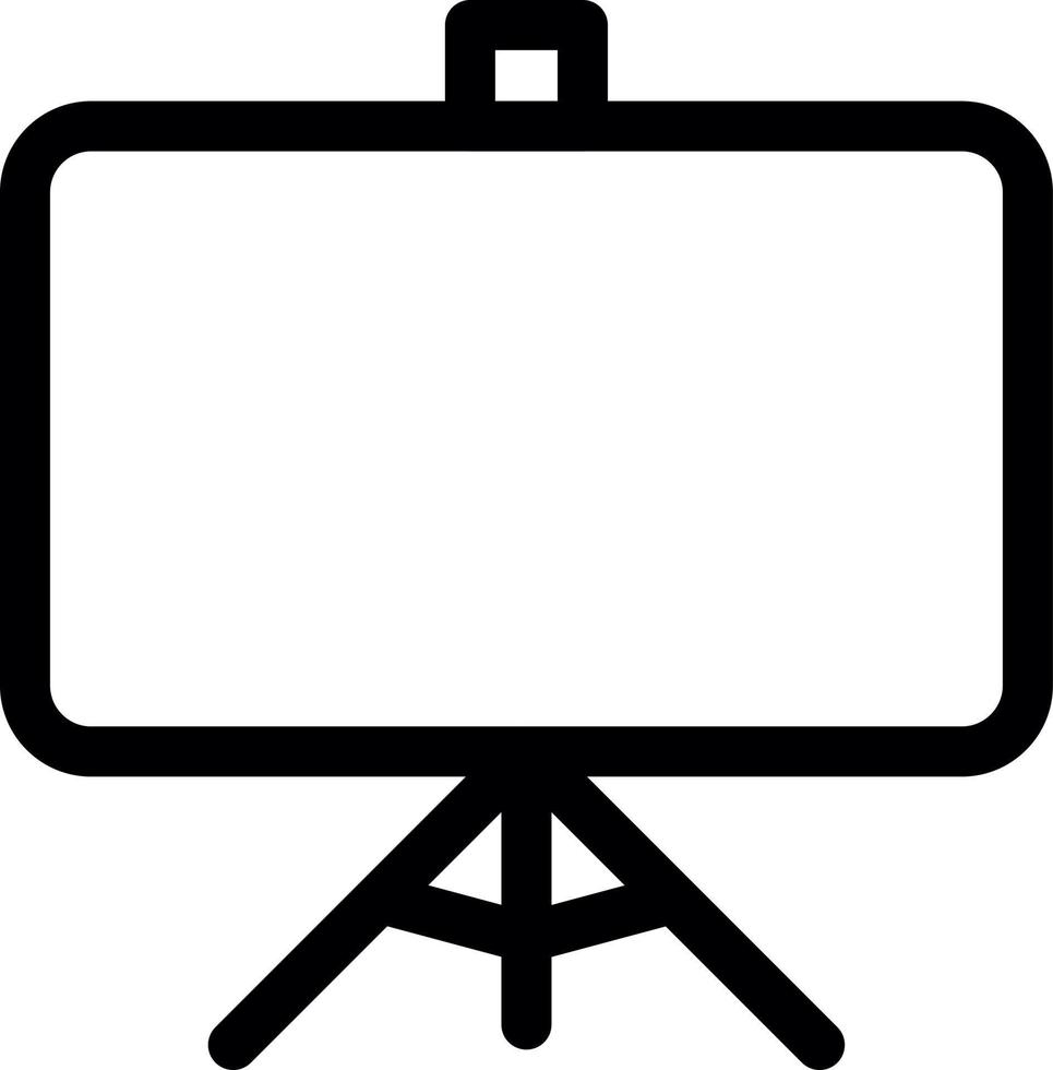 Blackboard Line Icon vector