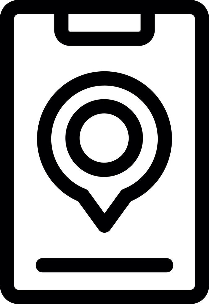 Smartphone Line Icon vector