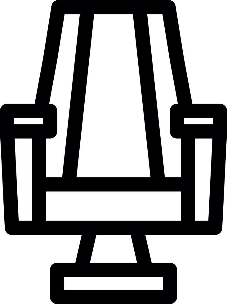 Gaming Chair Line Icon vector