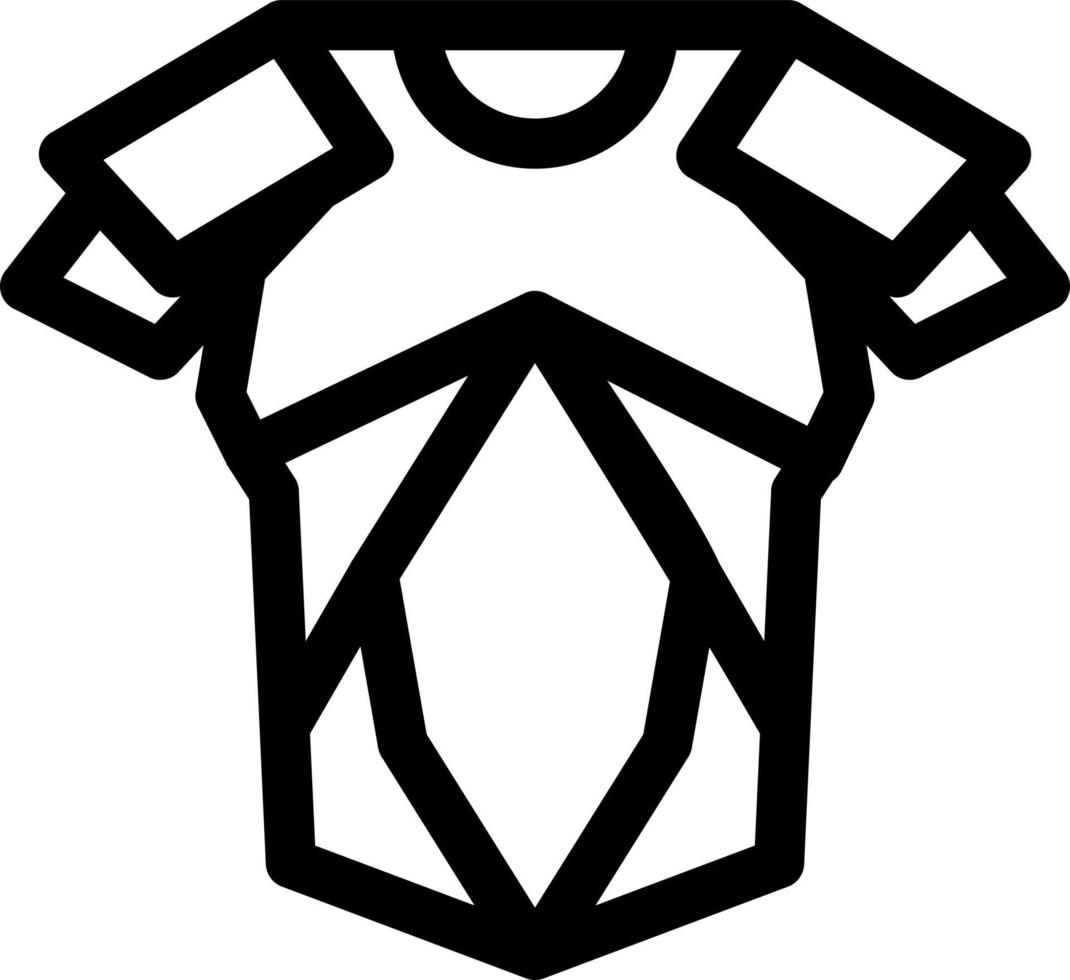 Armor Line Icon vector