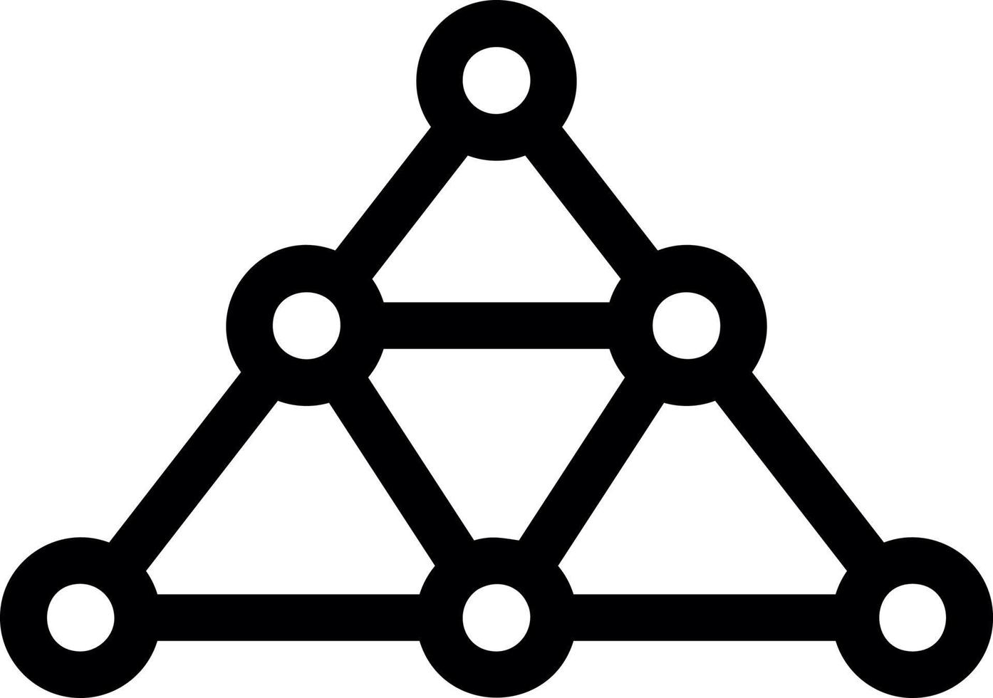 Network Line Icon vector