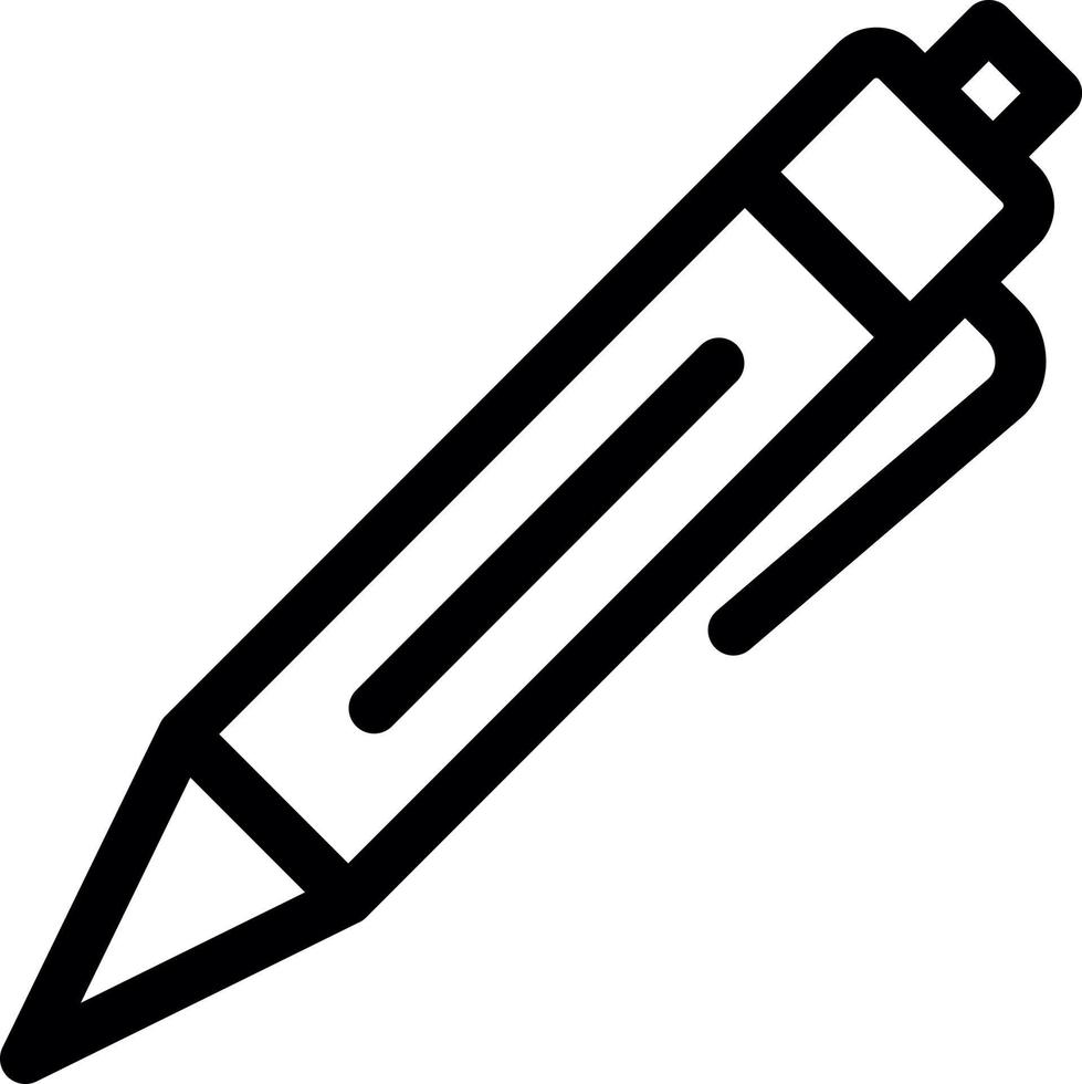 Pen Line Icon vector