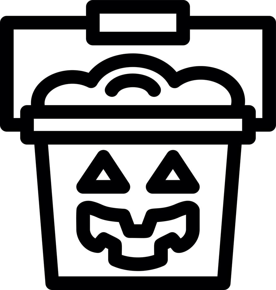 Trick or Treat Line Icon vector