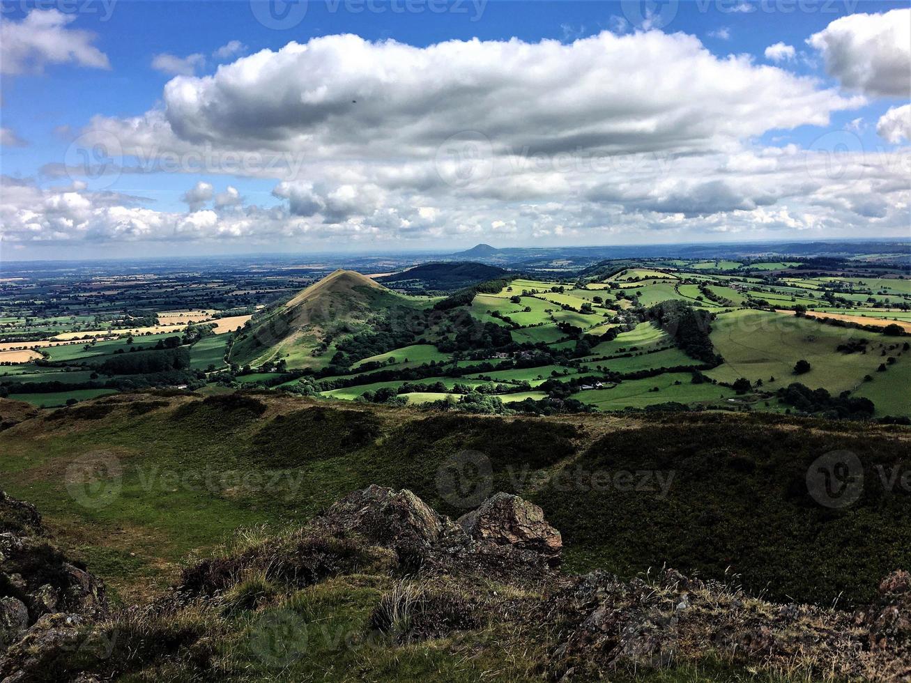 A view of the Caradoc hills in Shropshire photo