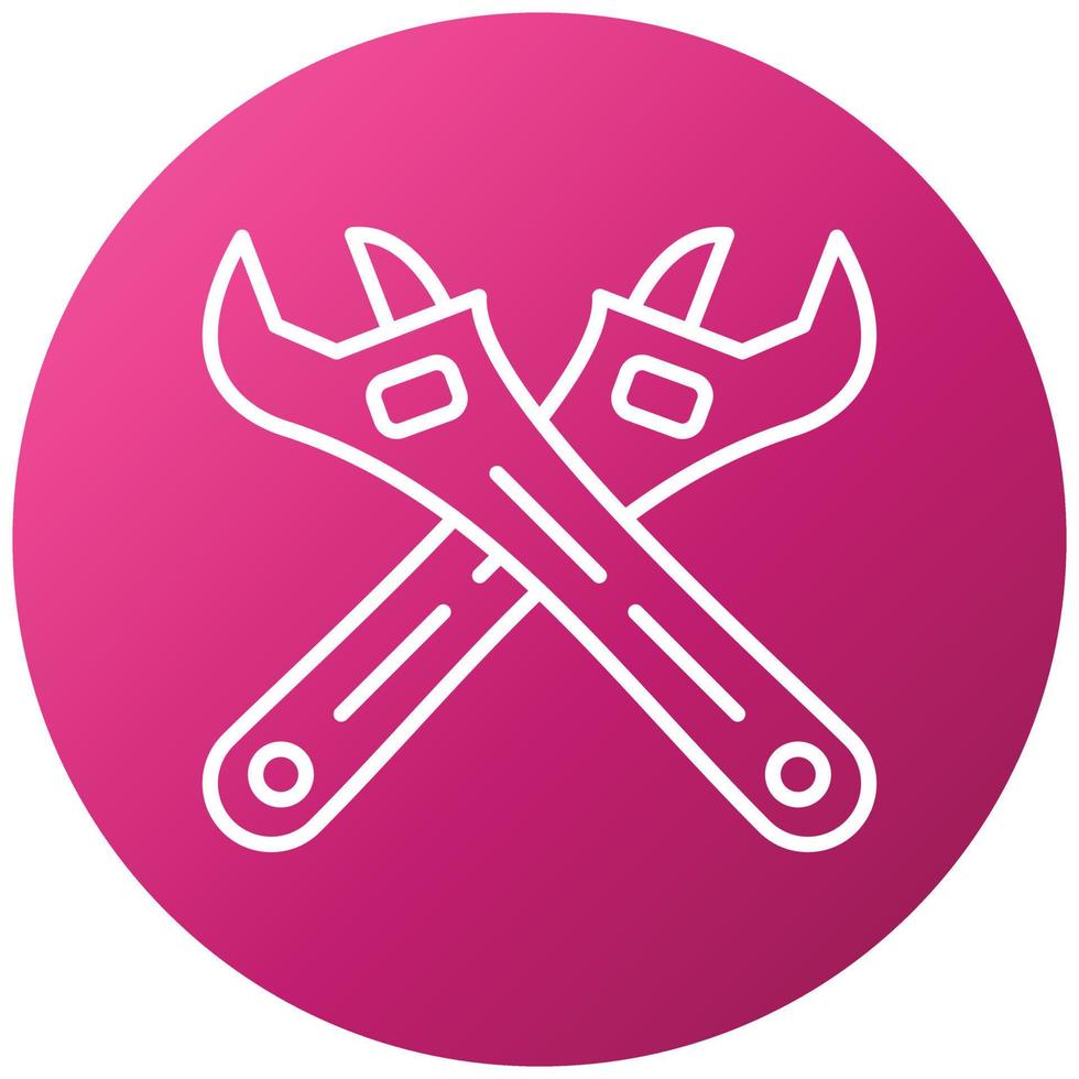 Wrench Icon Style vector