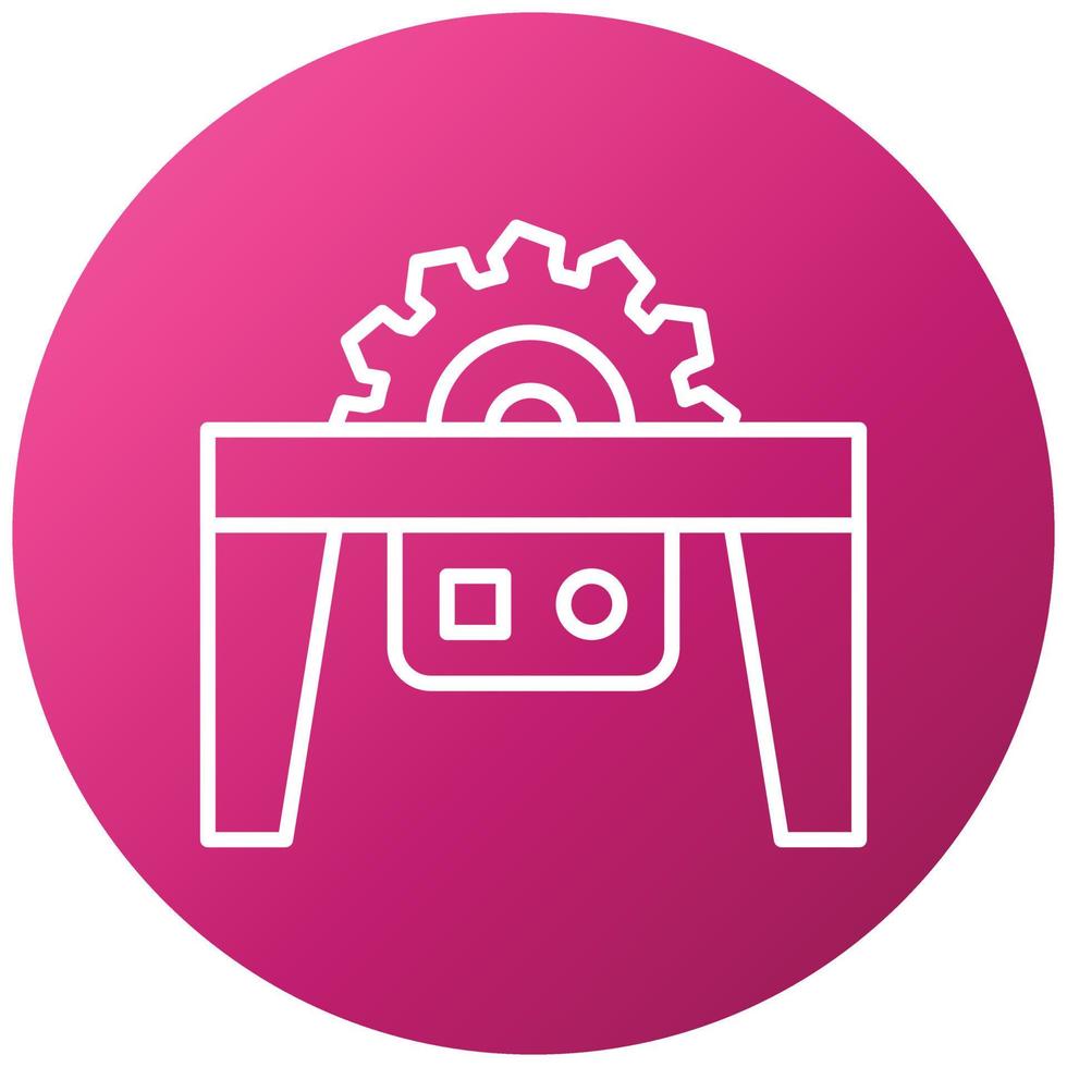Table Cutter Icon Style vector