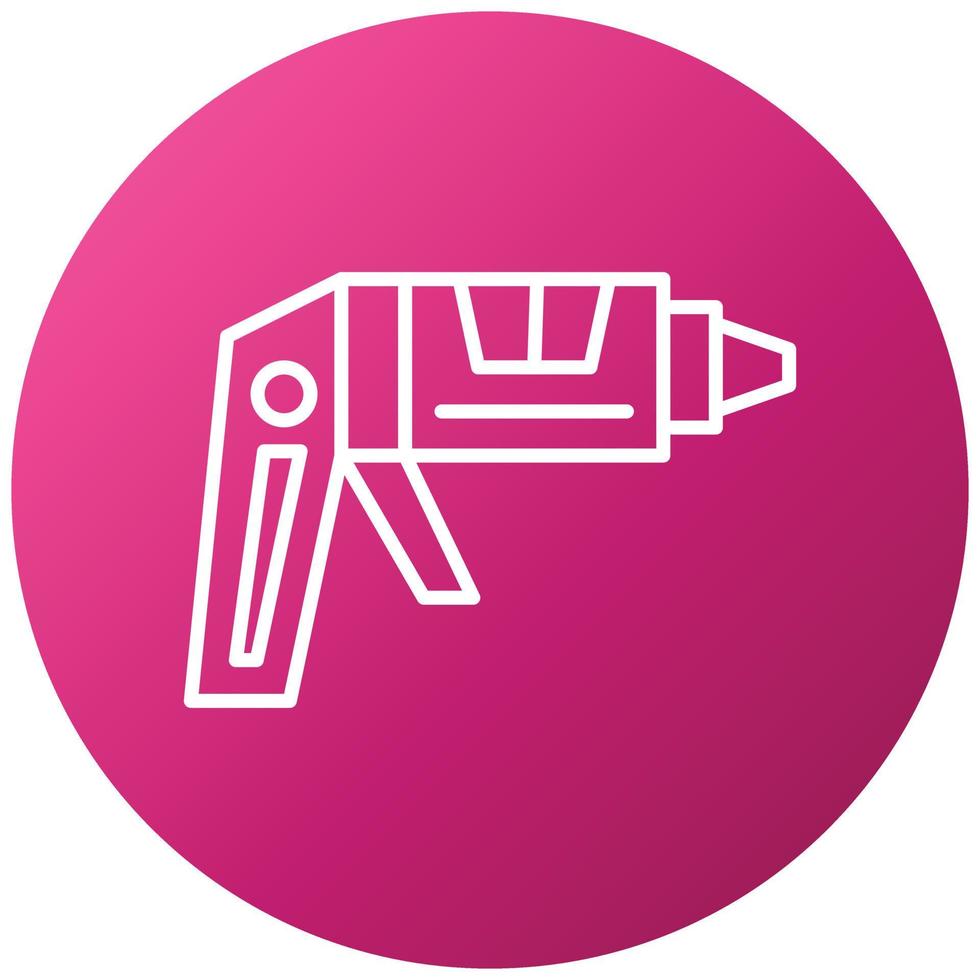 Caulking Gun Icon Style vector