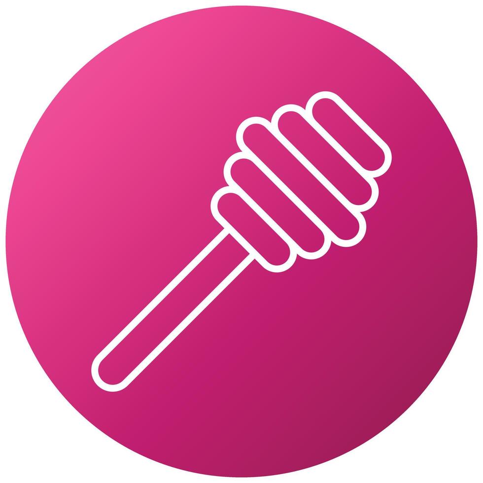 Honey Dipper Icon Style vector