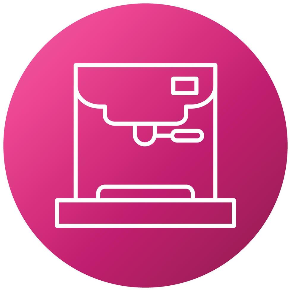 Coffee Maker Icon Style vector