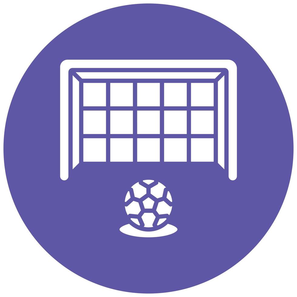 Soccer Free Kick Icon Style vector