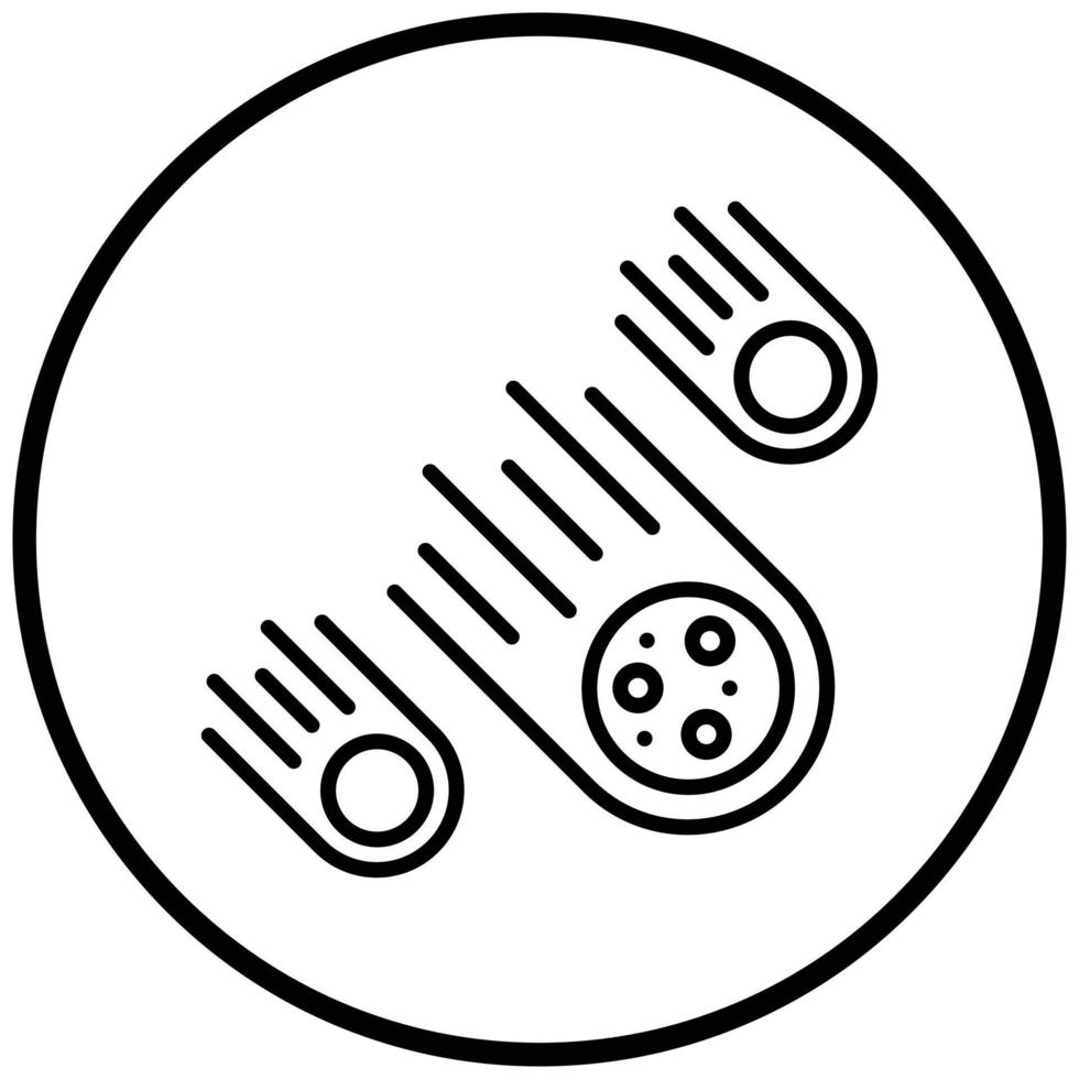 Meteorites Icon Style vector