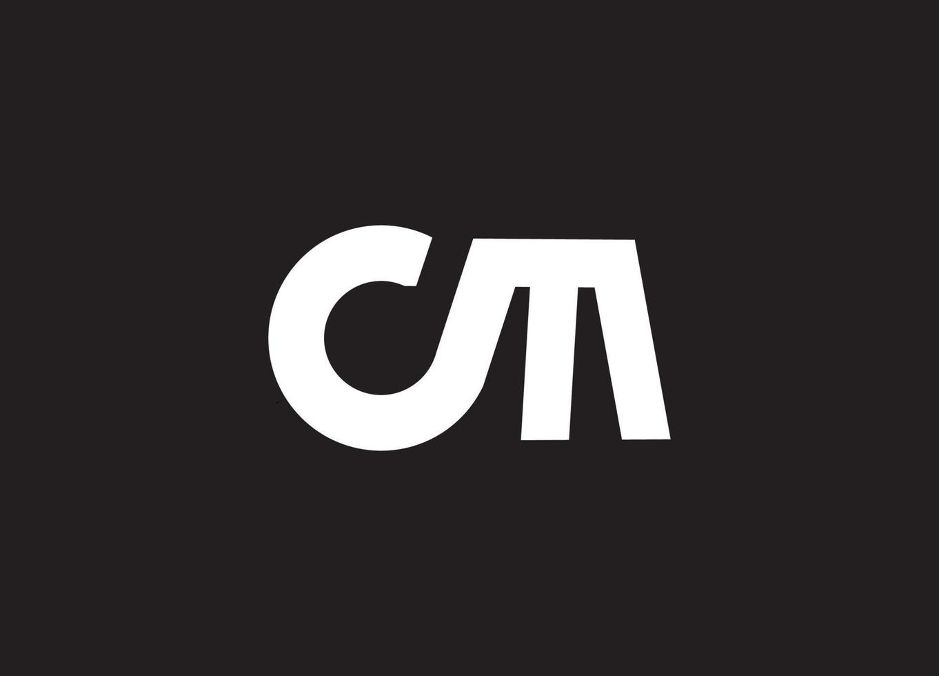 Alphabet letters Initials Monogram logo CM, MC, C and M 8737102 Vector ...