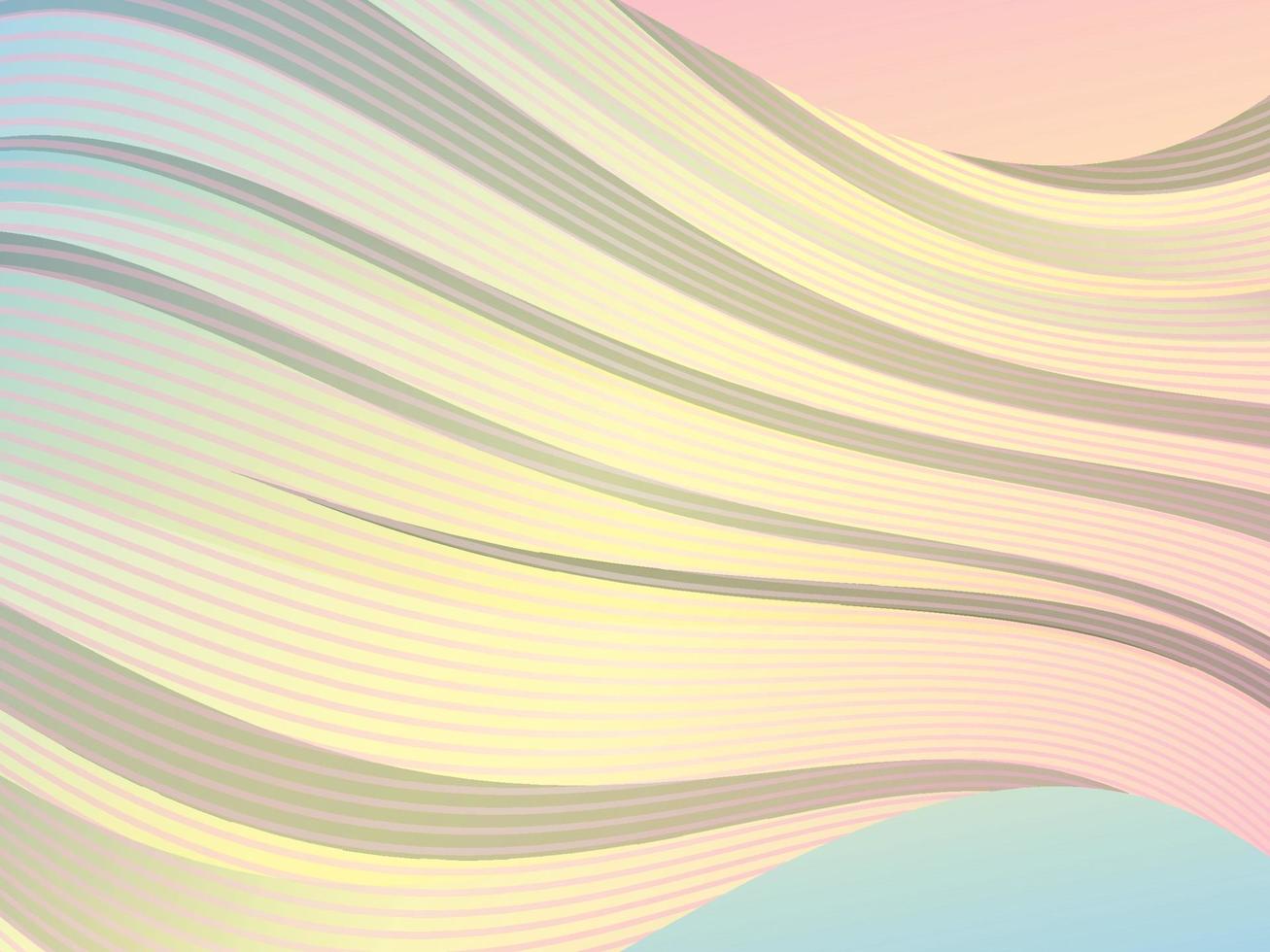 fondo abstracto creado con líneas y tonos pastel vector