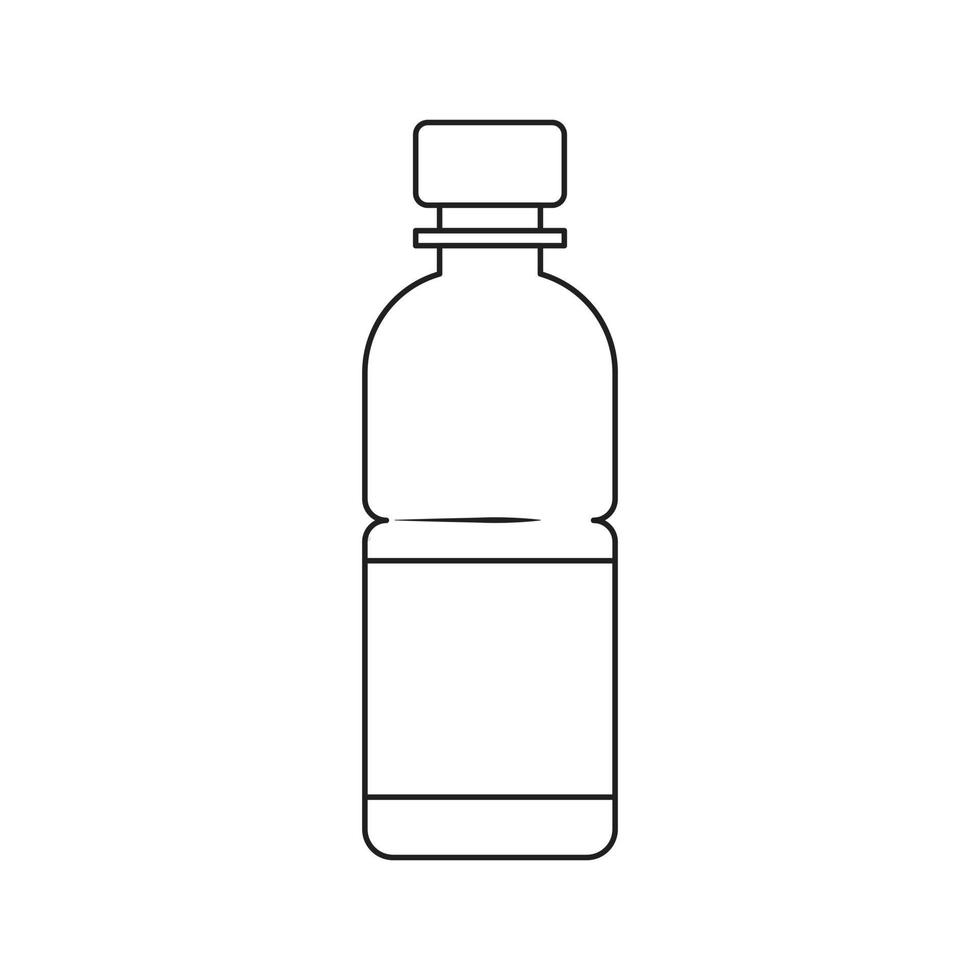 vector de botella para presentación de icono de símbolo de sitio web