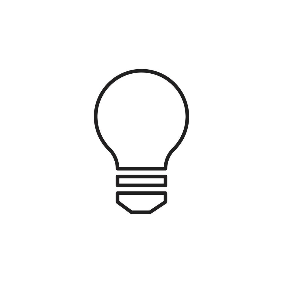 bulp lamp vector for website symbol icon presentation