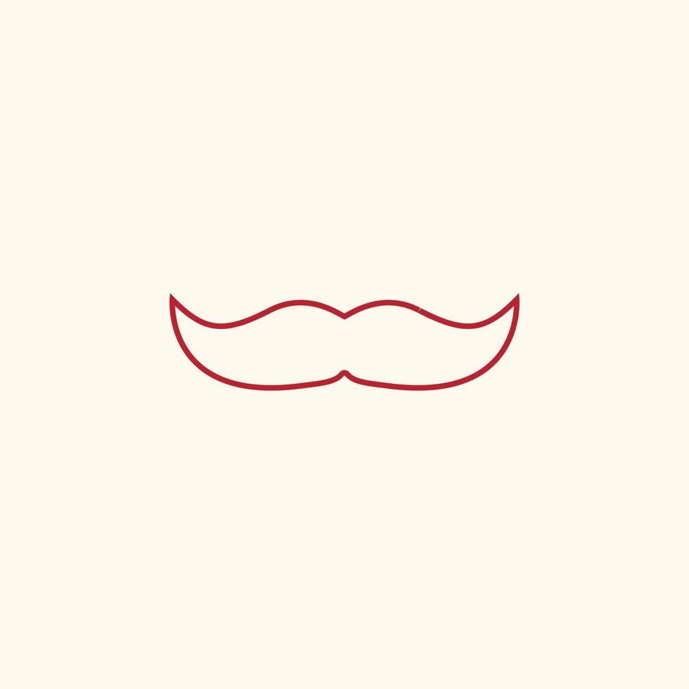 mustache vector for website symbol icon presentation