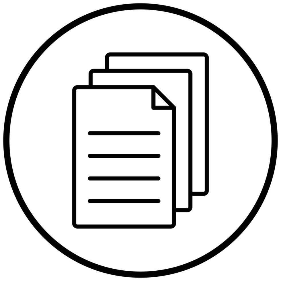 Paper Icon Style vector