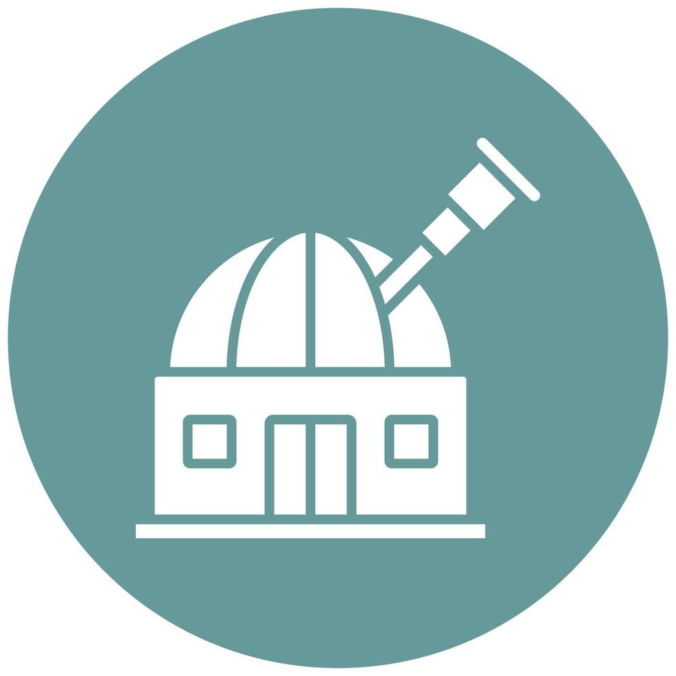 Observatory Icon Style vector