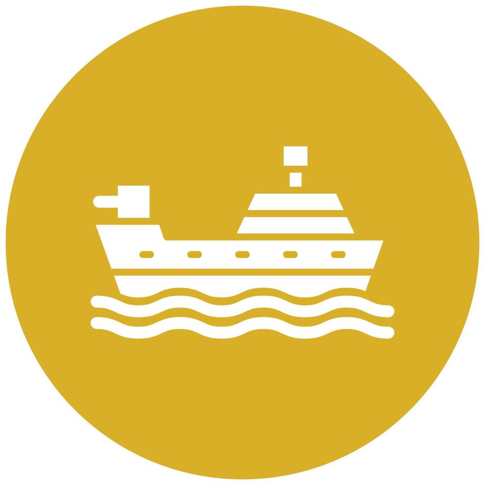 Army Ship Icon Style vector