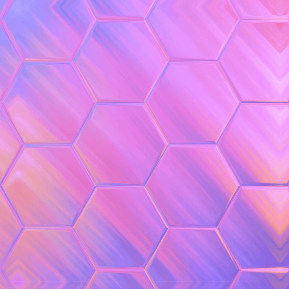 fondo abstracto. Fondo geométrico con estilo artístico con textura de estructura hexagonal. vector