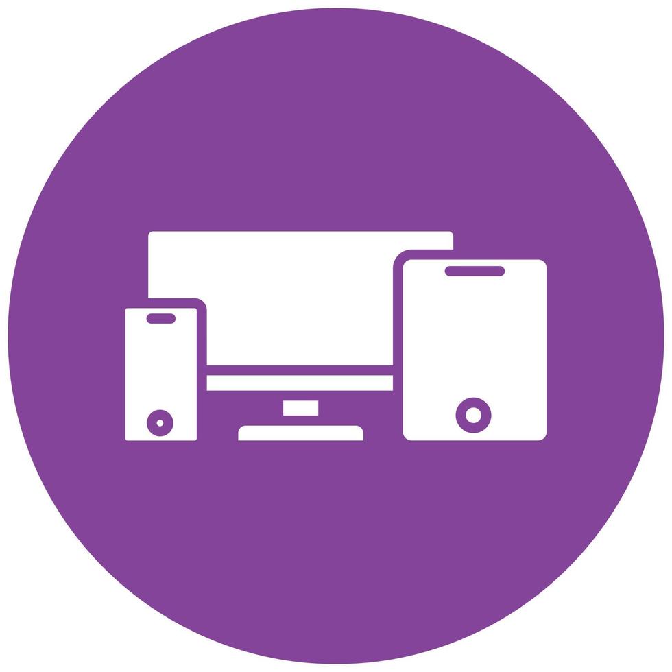 Responsive Icon Style vector