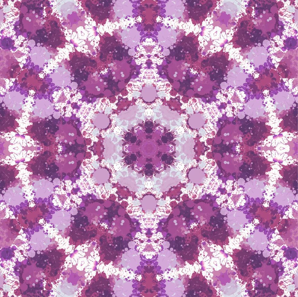 mandala de flores de caleidoscopio. ilustración vectorial mosaico colorido vectorial vector