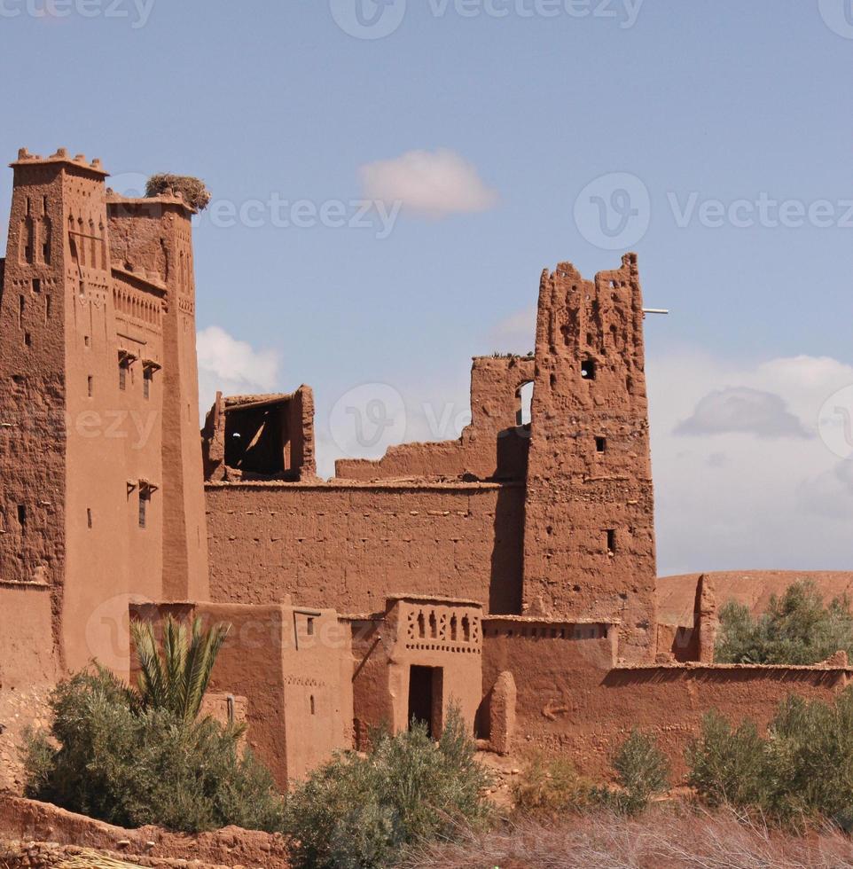 las impresionantes estructuras de barro y edificios de ait ben haddou en marruecos foto