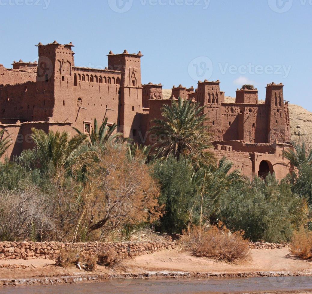 The impressive mud structures and buildings of Ait Ben Haddou in Morocco photo