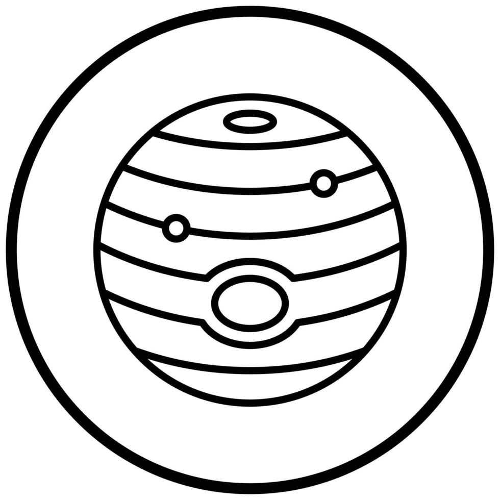 Jupiter Icon Style vector