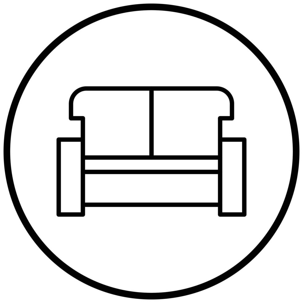 Sofa Icon Style vector