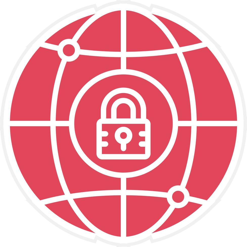 Security Network Icon Style vector