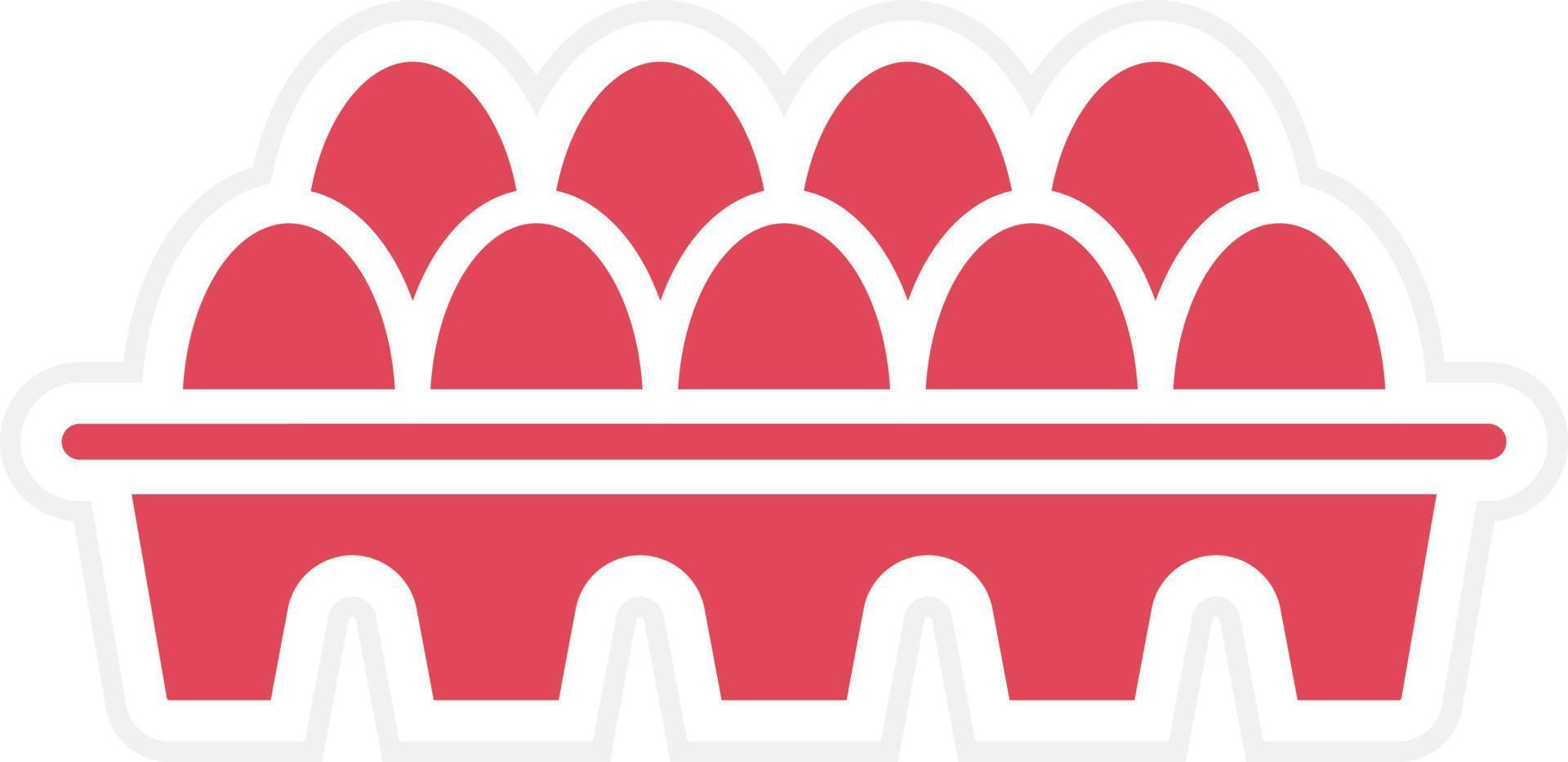 Eggs Icon Style vector