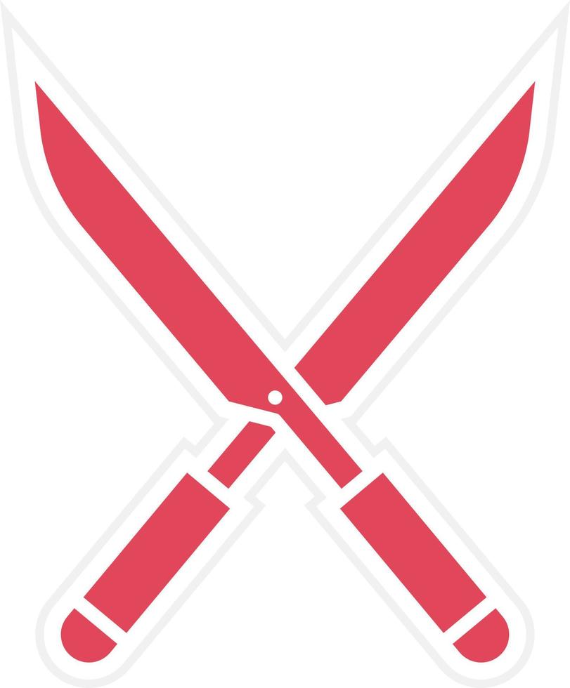 Farming Scissor Icon Style vector