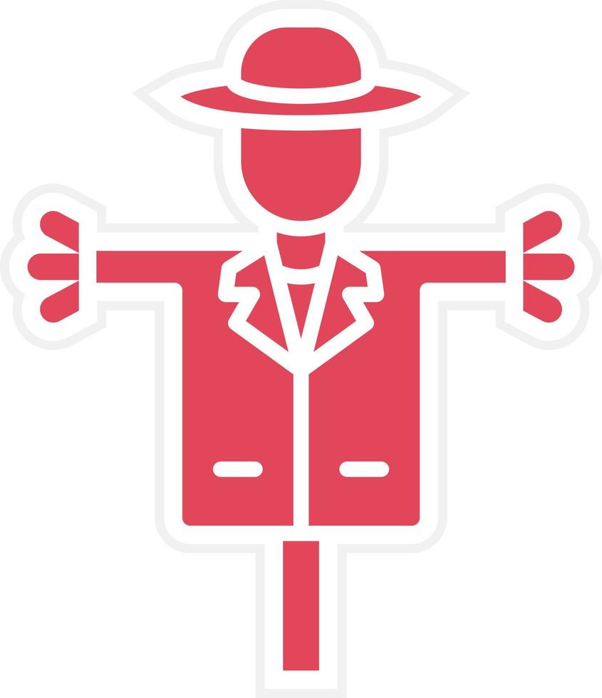 Scare Crow Icon Style vector