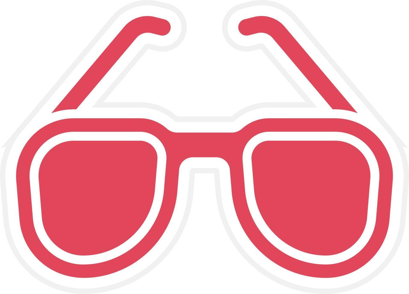 Sunglasses Icon Style vector