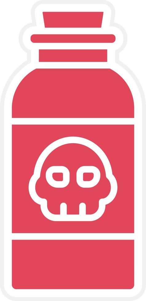 Poison Icon Style vector
