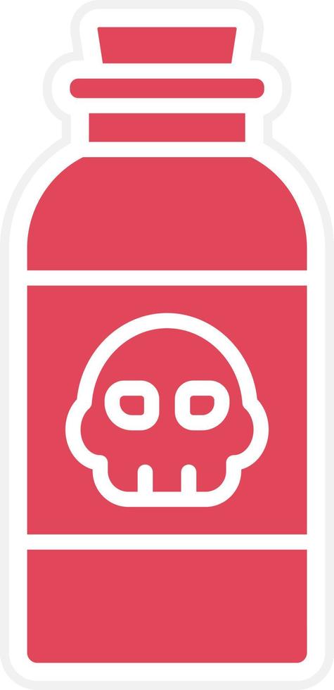 Poison Icon Style vector